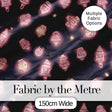Cute  Christmas Light Bulbs Festive Glow Seamless Pattern Digital Print Fabric by the Metre UK Sewing Quilting Textile