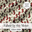 Christmas Stockings Holly Berries Seamless Pattern Festive Holiday Design Digital Print Fabric by the Metre UK Sewing Quilting Textile