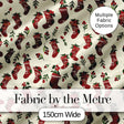 Cute Christmas Stockings Holly Berries and Festive Holiday Elements  Digital Print Fabric by the Metre UK Sewing Quilting Textile
