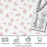Soft Pink Watercolor Roses Floral Elegant Seamless Pattern Digital Print Fabric by the Metre UK Sewing Quilting Textile