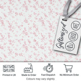 Soft Pink Tiny Floral Sprigs Vintage Ditsy Seamless Pattern Digital Print Fabric by the Metre UK Sewing Quilting Textile