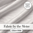 Light Neutral Diamond Check Subtle Seamless Pattern Digital Print Fabric by the Metre UK Sewing Quilting Textile