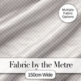 Light Neutral Diamond Check Subtle Seamless Pattern Digital Print Fabric by the Metre UK Sewing Quilting Textile