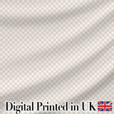 Light Neutral Diamond Check Subtle Seamless Pattern Digital Print Fabric by the Metre UK Sewing Quilting Textile