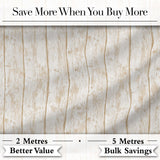 Rustic Whitewashed Wooden Plank Texture Seamless Pattern Digital Print Fabric by the Metre UK Sewing Quilting Textile