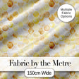 Watercolor Honeycomb Hexagon Sweet Honey Seamless Pattern Digital Print Fabric by the Metre UK Sewing Quilting Textile