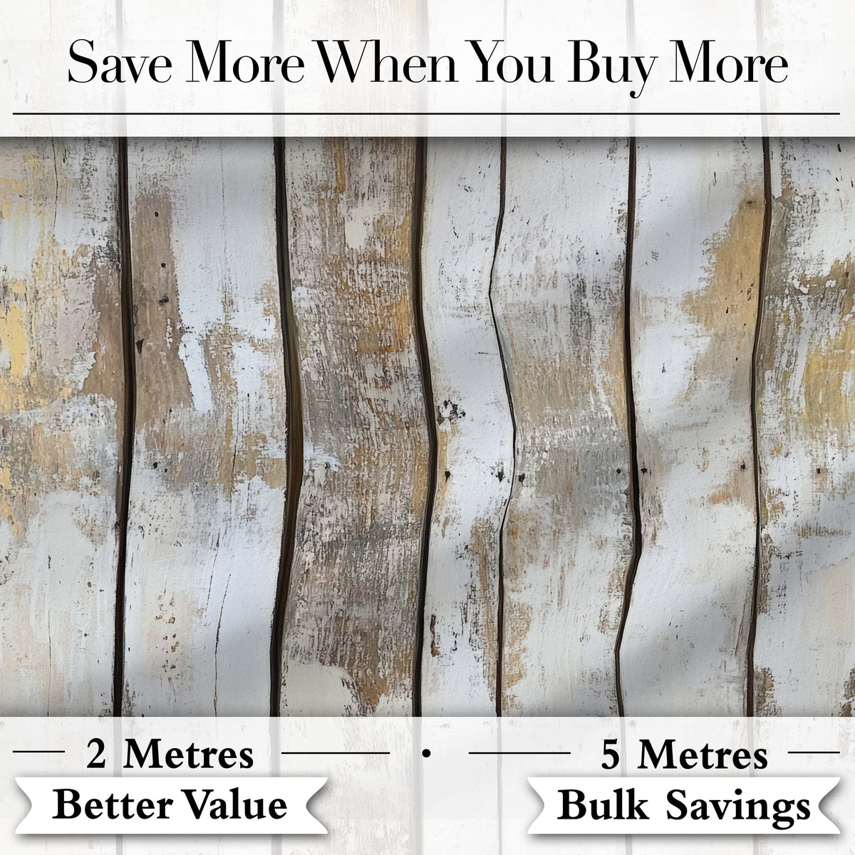 Vertical Weathered Wooden Planks Whitewashed Distressed TextureSeamless Pattern Digital Print Fabric by the Metre UK Sewing Quilting Textile