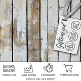 Vertical Weathered Wooden Planks Whitewashed Distressed TextureSeamless Pattern Digital Print Fabric by the Metre UK Sewing Quilting Textile
