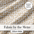Woven Basket Texture Pattern in Warm Neutral Tones Seamless Rustic Design Digital Print Fabric by the Metre UK Sewing Quilting Textile