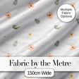 Minimal Tropical Floral and Leaf Scattered Pattern with Soft Neutral  Digital Print Fabric by the Metre UK Sewing Quilting Textile