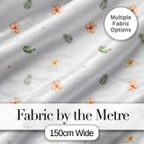Minimal Tropical Floral and Leaf Scattered Pattern with Soft Neutral  Digital Print Fabric by the Metre UK Sewing Quilting Textile