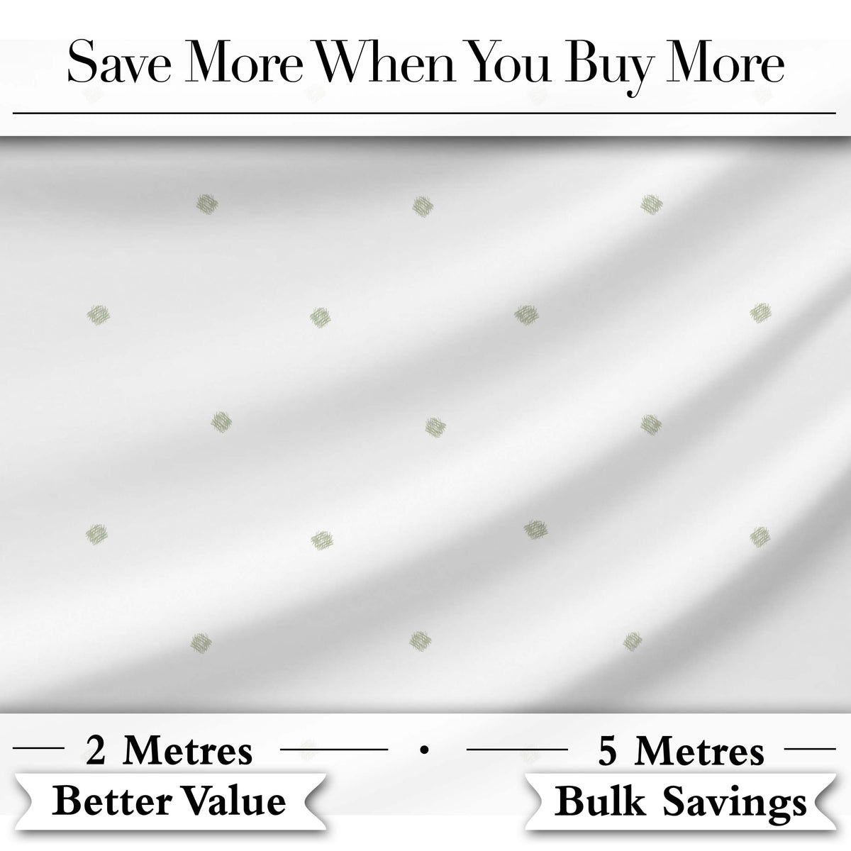 Simple Small Polka Dot Pattern in Soft Sage Green on Neutral Background  Design Digital Print Fabric by the Metre UK Sewing Quilting Textile