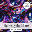 Colorful Geometric Eye Mosaic Seamless Pattern Modern Abstract Artistic Design Digital Print Fabric by the Metre UK Sewing Quilting Textile