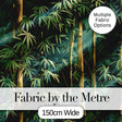 Dense Bamboo Jungle Leaves Seamless Pattern Lush Tropical Botanical Design Digital Print Fabric by the Metre UK Sewing Quilting Textile