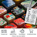 Decorative Japanese Bento Box Lids with Floral and Wave Patterns  Design Digital Print Fabric by the Metre UK Sewing Quilting Textile