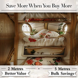 Luxury Capsule Bed Pods with Floral Bedding and Soft Lighting Design Digital Print Fabric by the Metre UK Sewing Quilting Textile
