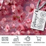 Dreamy Pink Cherry Blossom Branches with Soft Focus   Gentle Spring Floral Digital Print Fabric by the Metre UK Sewing Quilting Textile