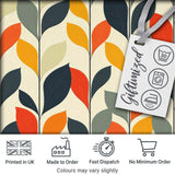 Abstract Modern Leaf Branch Pattern Soft Neutral Background Seamless Pattern Digital Print Fabric by the Metre UK Sewing Quilting Textile