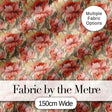 Vintage Pink Floral Bloom Classic Seamless Pattern Digital Print Fabric by the Metre UK Sewing Quilting Textile