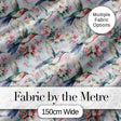 Soft Hummingbird with Blossom Floral Garden Seamless Pattern Digital Print Fabric by the Metre UK Sewing Quilting Textile