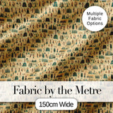Egyptian Culture People Architecture Seamless Pattern Art Digital Print Fabric by the Metre UK Sewing Quilting Textile