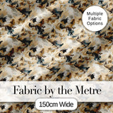 Neutral Camouflage Texture Organic Seamless Pattern Digital Print Fabric by the Metre UK Sewing Quilting Textile