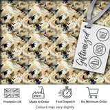 Neutral Camouflage Texture Organic Seamless Pattern Digital Print Fabric by the Metre UK Sewing Quilting Textile