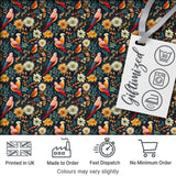 Colorful Parrot Birds Floral Jungle Seamless Pattern Digital Print Fabric by the Metre UK Sewing Quilting Textile