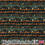 Apothecary Shelf Bottles Herbs Vintage Seamless Pattern Digital Print Fabric by the Metre UK Sewing Quilting Textile