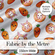 Cute Bunny Carrot Donut Kawaii Easter Sweet Seamless Pattern Digital Print Fabric by the Metre UK Sewing Quilting Textile