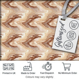Neutral Beige Marble Fluid Abstract Swirl Seamless Pattern Digital Print Fabric by the Metre UK Sewing Quilting Textile