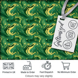 Green Yellow Fluid Marble Abstract Swirl Seamless Pattern Digital Print Fabric by the Metre UK Sewing Quilting Textile