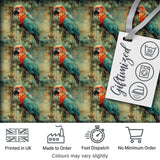 Tropical Parrot Vintage Jungle Art Seamless Pattern Digital Print Fabric by the Metre UK Sewing Quilting Textile