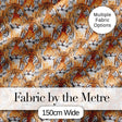 Realistic Tiger Faces Wildlife Animal Seamless Pattern Digital Print Fabric by the Metre UK Sewing Quilting Textile