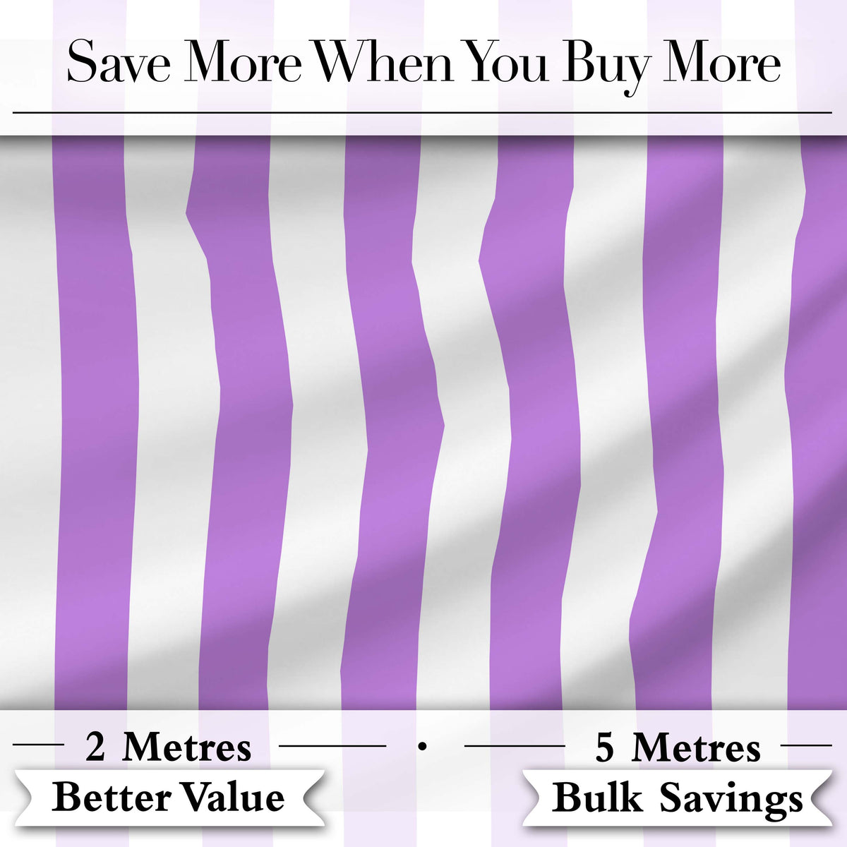 Purple and White Wavy Stripe Abstract Seamless Pattern Digital Print Fabric by the Metre UK Sewing Quilting Textile