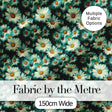 Soft Watercolor Daisy Bloom Seamless Pattern Artistic Floral Background Digital Print Fabric by the Metre UK Sewing Quilting Textile
