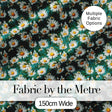 Fresh Daisy Meadow Seamless Pattern Natural Botanical Floral Design Digital Print Fabric by the Metre UK Sewing Quilting Textile