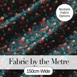 Detailed Octopus Illustration Seamless Pattern Dark Ocean Theme Digital Print Fabric by the Metre UK Sewing Quilting Textile