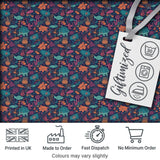 Vibrant Sea Life Seamless Pattern Tropical Fish Coral Reef Design Digital Print Fabric by the Metre UK Sewing Quilting Textile