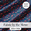 Stylish Ocean Marine Seamless Pattern Fish Coral Sea Life Illustration Digital Print Fabric by the Metre UK Sewing Quilting Textile