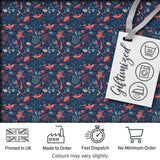 Stylish Ocean Marine Seamless Pattern Fish Coral Sea Life Illustration Digital Print Fabric by the Metre UK Sewing Quilting Textile