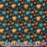 Colorful Fireworks Burst Seamless Pattern Celebration Sparkle Design Digital Print Fabric by the Metre UK Sewing Quilting Textile
