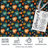 Colorful Fireworks Burst Seamless Pattern Celebration Sparkle Design Digital Print Fabric by the Metre UK Sewing Quilting Textile