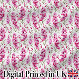 Pink Watercolor Blossom Floral Seamless Pattern Soft Romantic Design Digital Print Fabric by the Metre UK Sewing Quilting Textile
