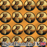 Cheetah Portrait Sunset Safari Seamless Pattern Wildlife Nature Design Digital Print Fabric by the Metre UK Sewing Quilting Textile