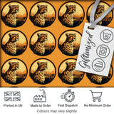 Cheetah Portrait Sunset Safari Seamless Pattern Wildlife Nature Design Digital Print Fabric by the Metre UK Sewing Quilting Textile