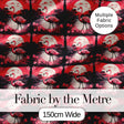 Flamingo Sunset Lake Tropical Scenic Seamless Pattern Exotic Bird Design Digital Print Fabric by the Metre UK Sewing Quilting Textile