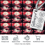 Flamingo Sunset Lake Tropical Scenic Seamless Pattern Exotic Bird Design Digital Print Fabric by the Metre UK Sewing Quilting Textile