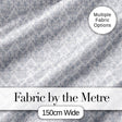 Elegant Grey Damask Vintage Floral Seamless Pattern Digital Print Fabric by the Metre UK Sewing Quilting Textile