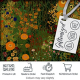Lush Green Floral Garden Detailed Leaves Blossoms Seamless Pattern Design Digital Print Fabric by the Metre UK Sewing Quilting Textile